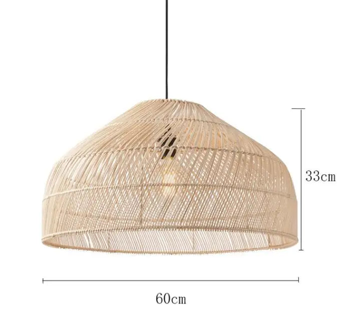 Bamboo Rattan Modern Pendant Light