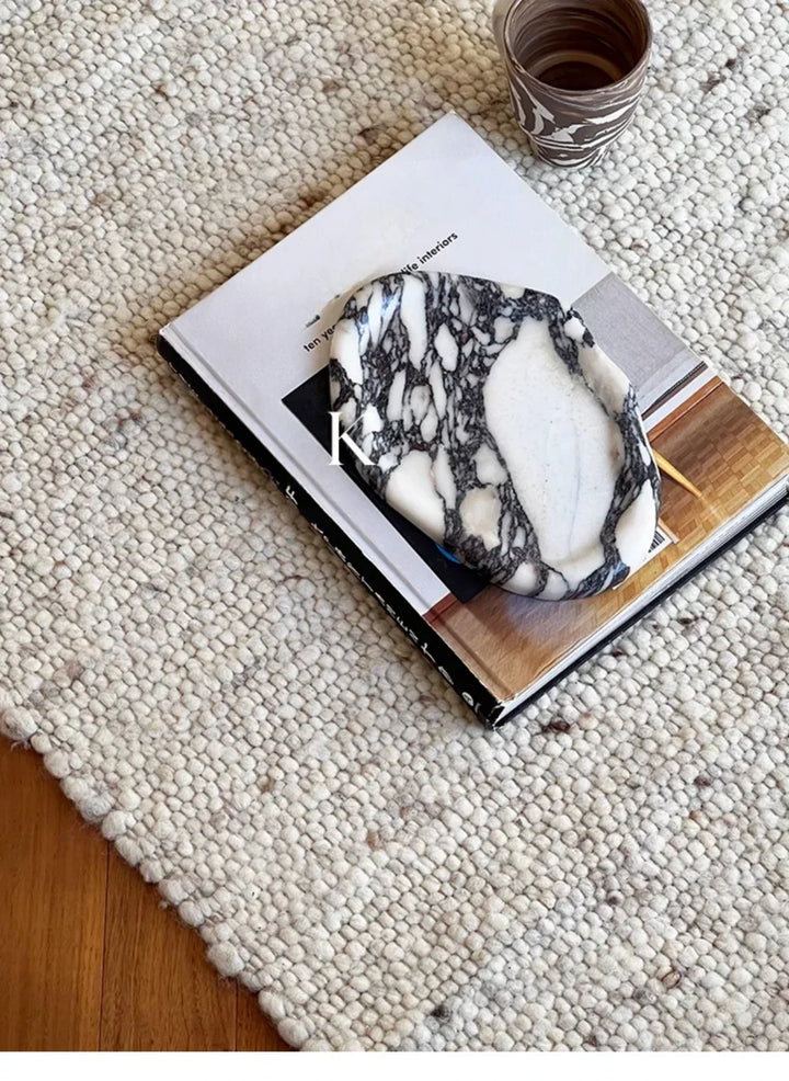 Natural Stone Calacatta Viola Marble Tray