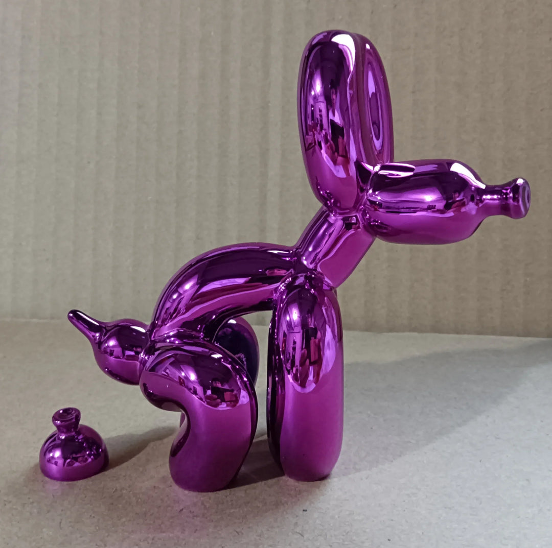 Resin Pooping Dog