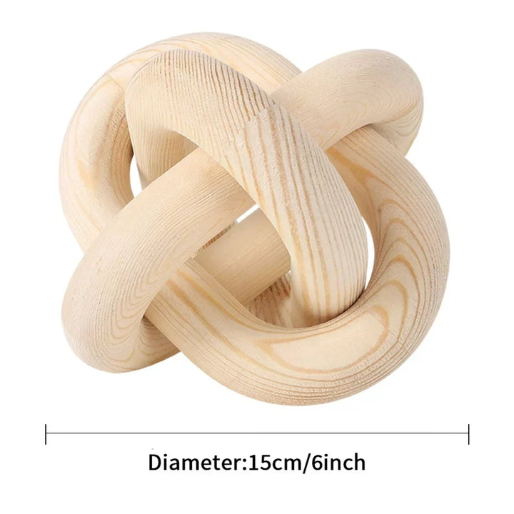 Wood Chain Link for Coffee Table Decor