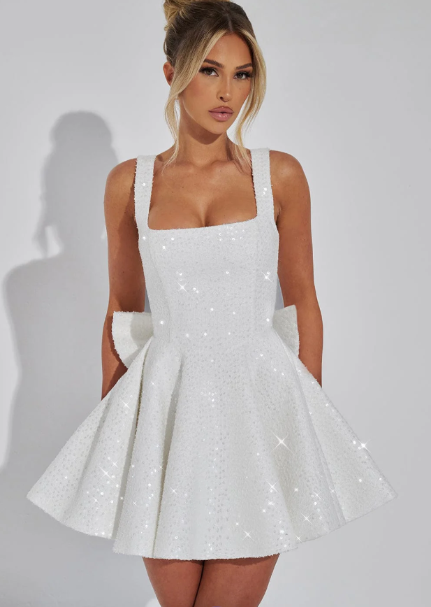 Romy | Dazzling Bow Dress