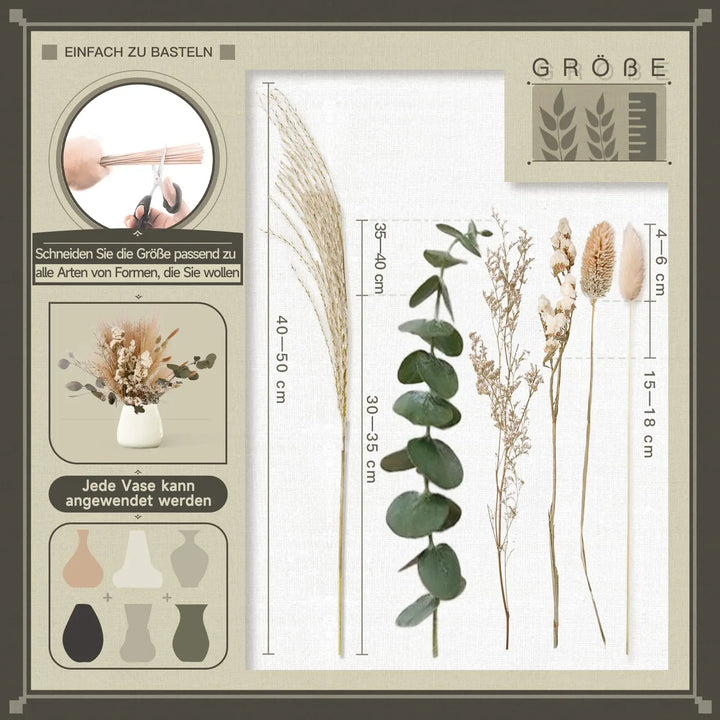 Dried Pampas & Grass Arrangement - 45PCS