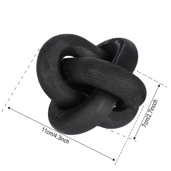 Wood Chain Link for Coffee Table Decor