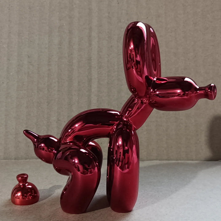 Resin Pooping Dog