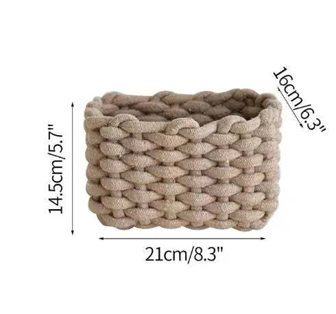 Cotton Rope Woven Baskets