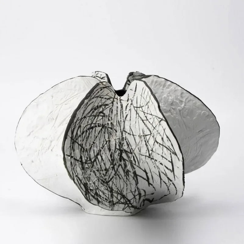 Wabi-Sabi Hand Painted Vases