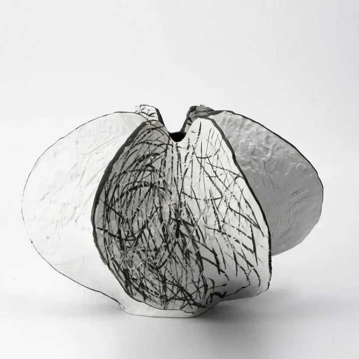 Wabi-Sabi Hand Painted Vases