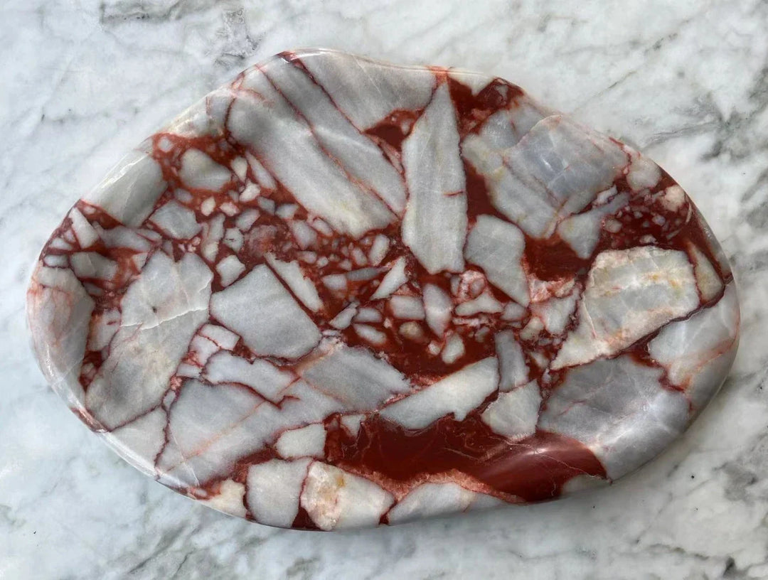 Natural Stone Calacatta Viola Marble Tray