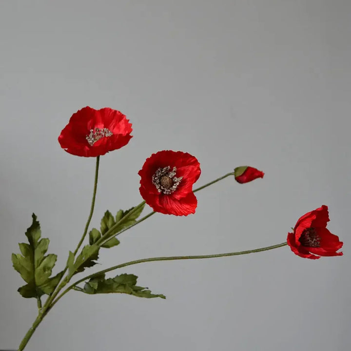 Artificial Poppy Silk Flowers