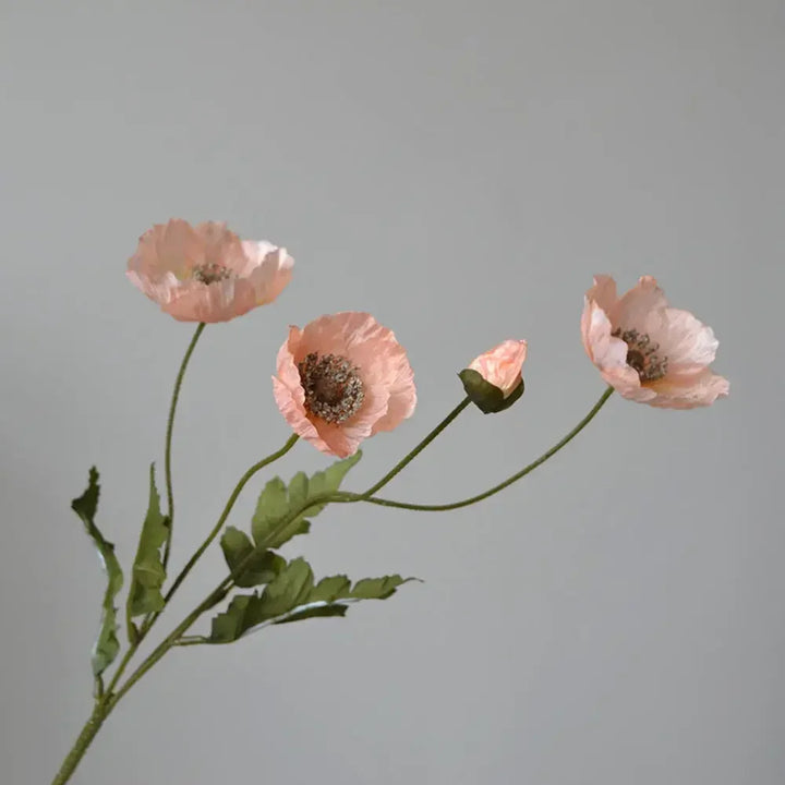 Artificial Poppy Silk Flowers