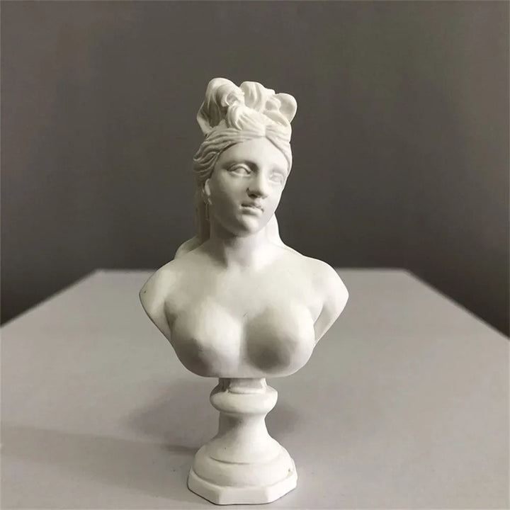 Resin Statue Mini Head Art & Decoration