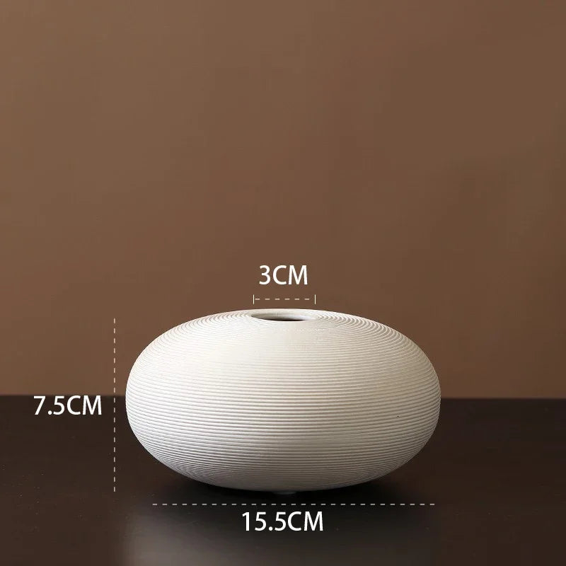 Minimalist Ceramic Art Vases