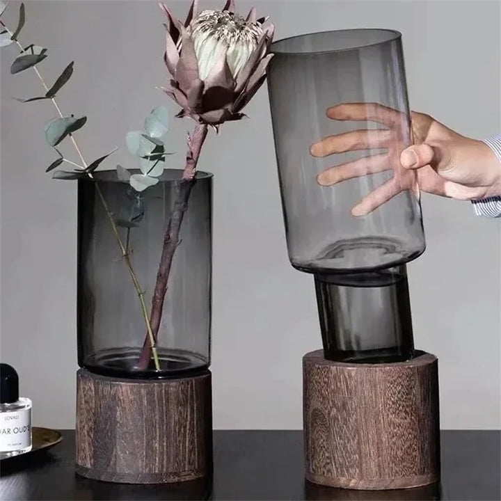 Wooden European Vase