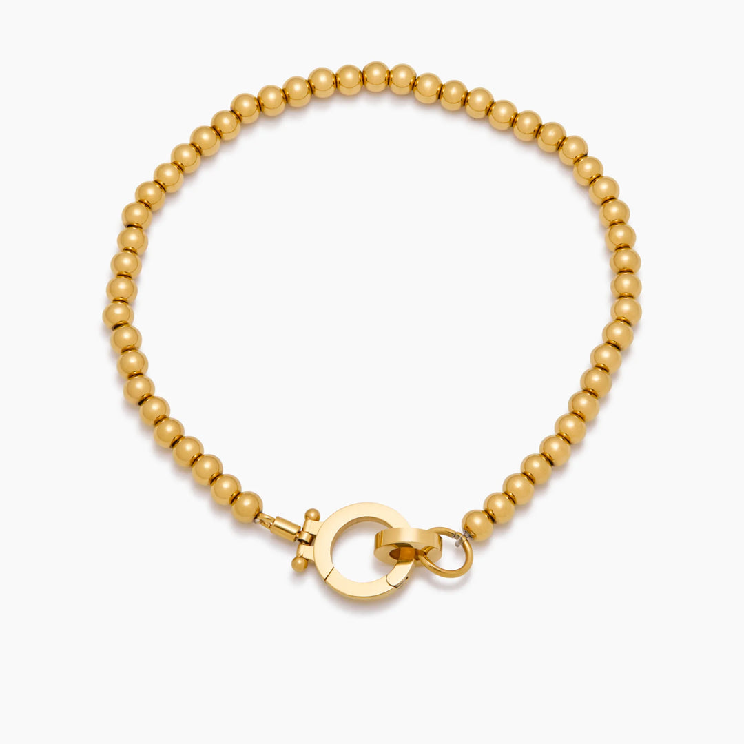 Essential Gold Beaded Bracelet