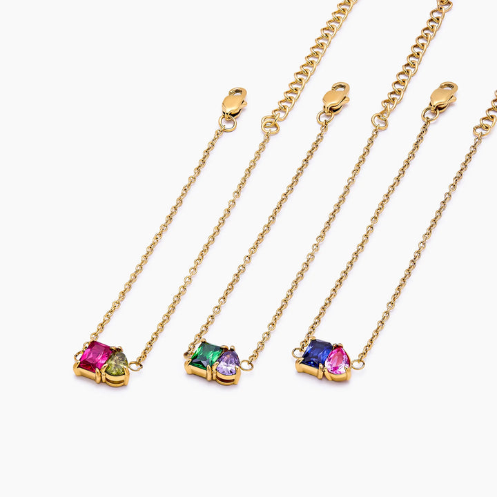 Forever Duo Birthstone Bracelet
